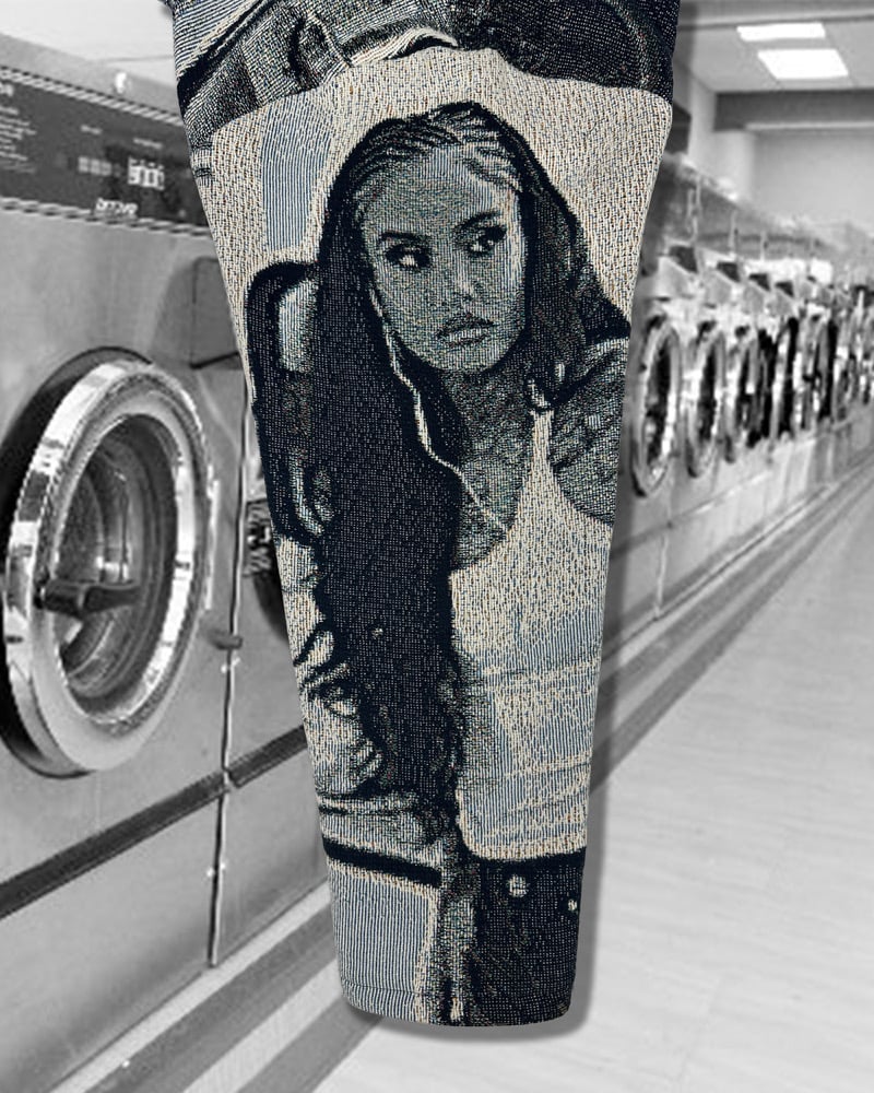 Kehlani folded tapestry sweater