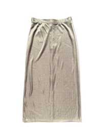 Image 1 of 70's Gold Gloss Midi Skirt S/M