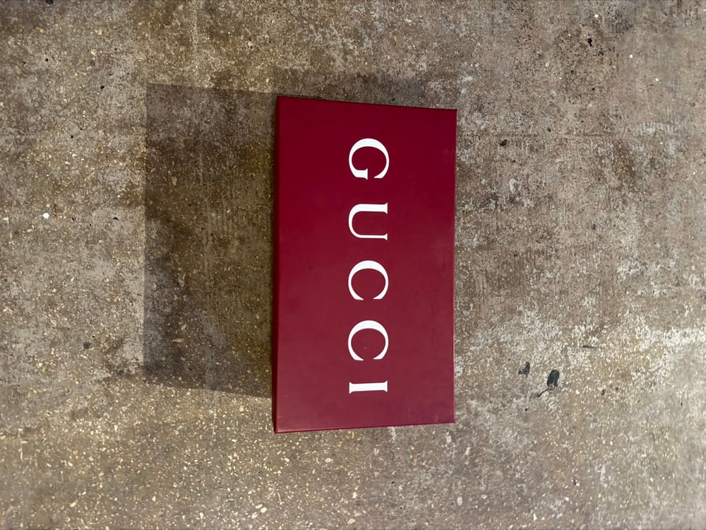Image of Gucci G75 Brown Suede Sneaker