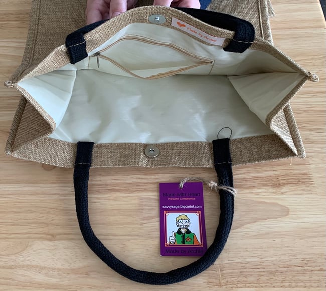  Hessian Carry Bag - Made by Archie