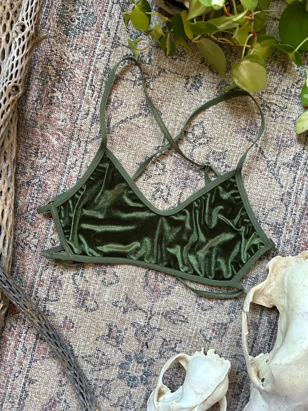 Image of RTS-Small Olive bralette