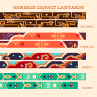 Image 2 of Genshin Impact Lanyards Vol 1