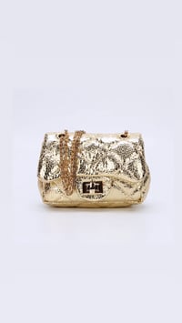 Gold Mini Me Bag