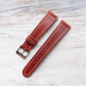 19mm Calf in 40’s Style Strap - Cherry Burl