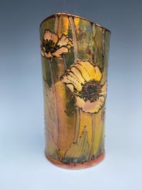 Image 3 of "Greater spearwort” flambé lustre vase