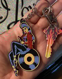 Rock n Roll Gangster PVC Keychain 