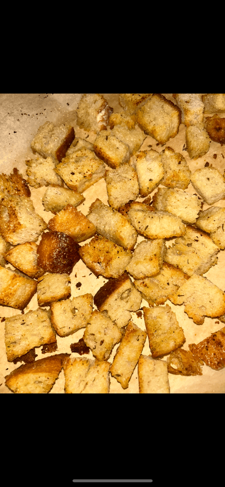 Image of Sourdough croutons