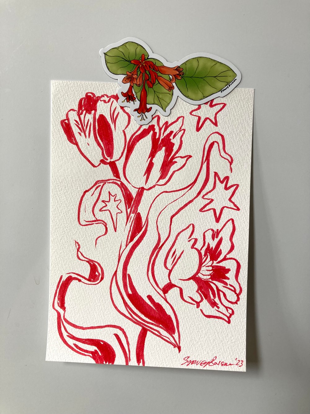 Image of Honeysuckle Magnet