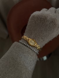 Image 3 of Gold Tone Gold Dail Dainty Ladies SEIKO 