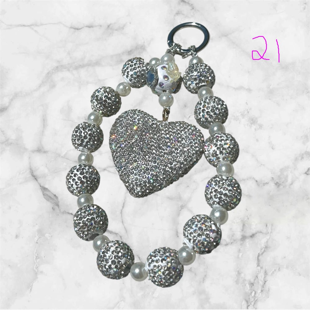 Image of bling phone charms 