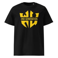 Image 3 of 2GWU Beyond Logo Unisex Organic Ribbed Neck T-Shirt