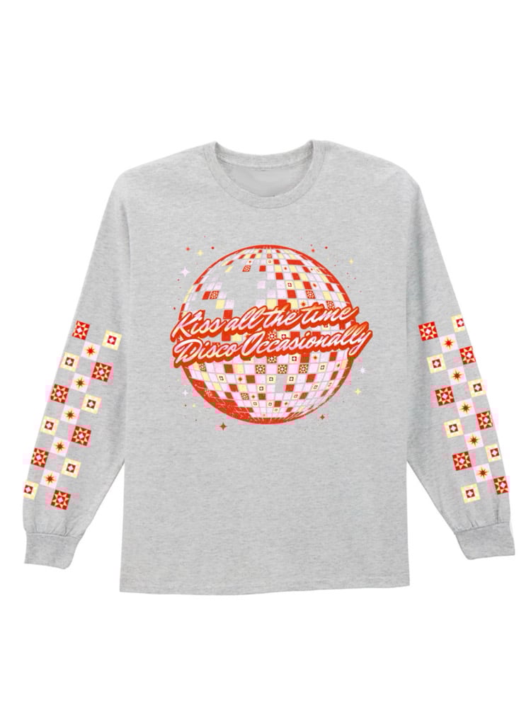 Image of Kiss all the time disco occasionally long sleeve tee 