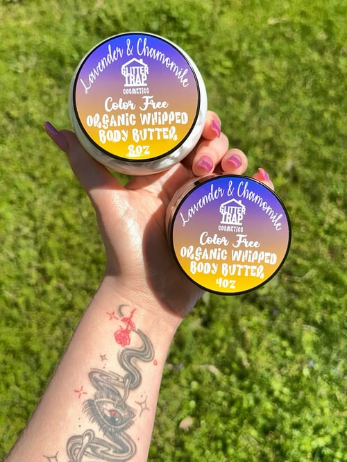 Image of Lavender & Chamomile🪻🌼 Color Free💧 Organic Whipped Body Butter🧈
