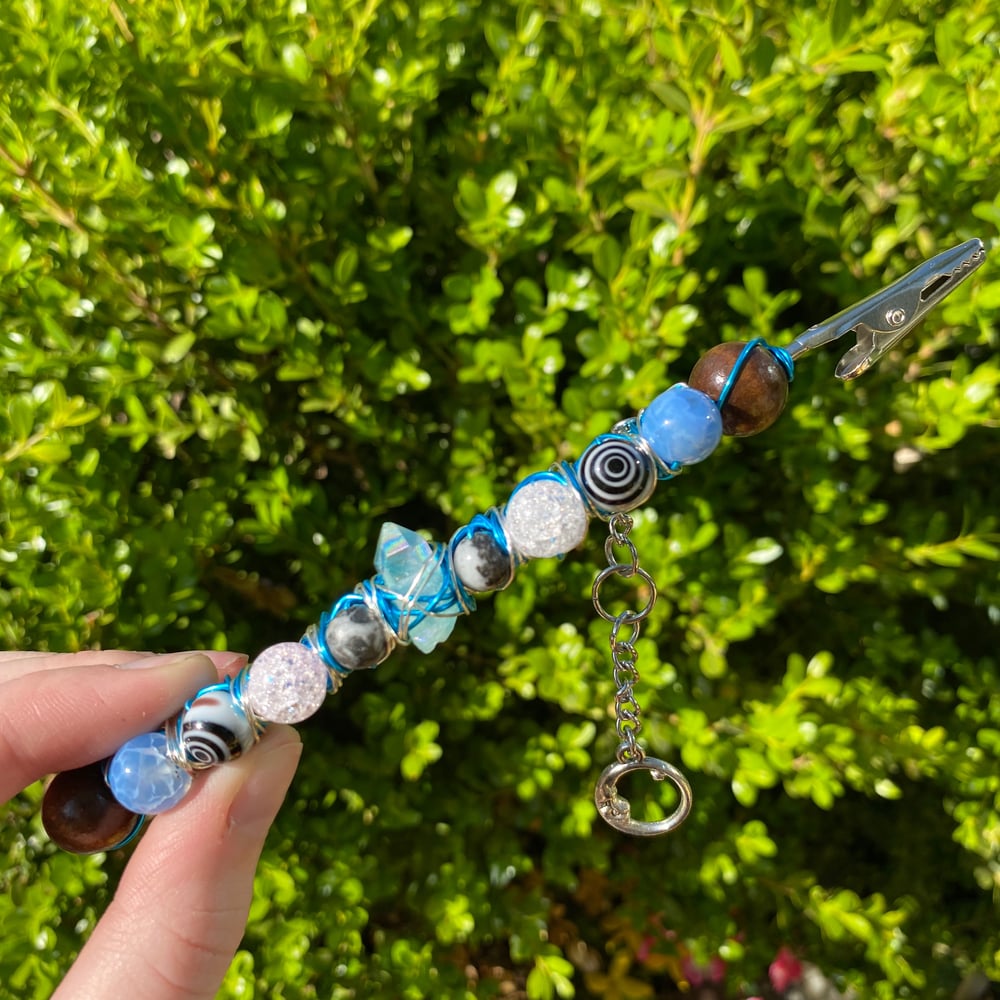 Image of crystal moon roach clip