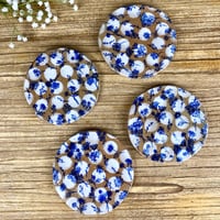 Image 4 of Polka Dot Drink Coaster Set 