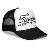 Image 4 of Tucson C/S Black Foam trucker hat