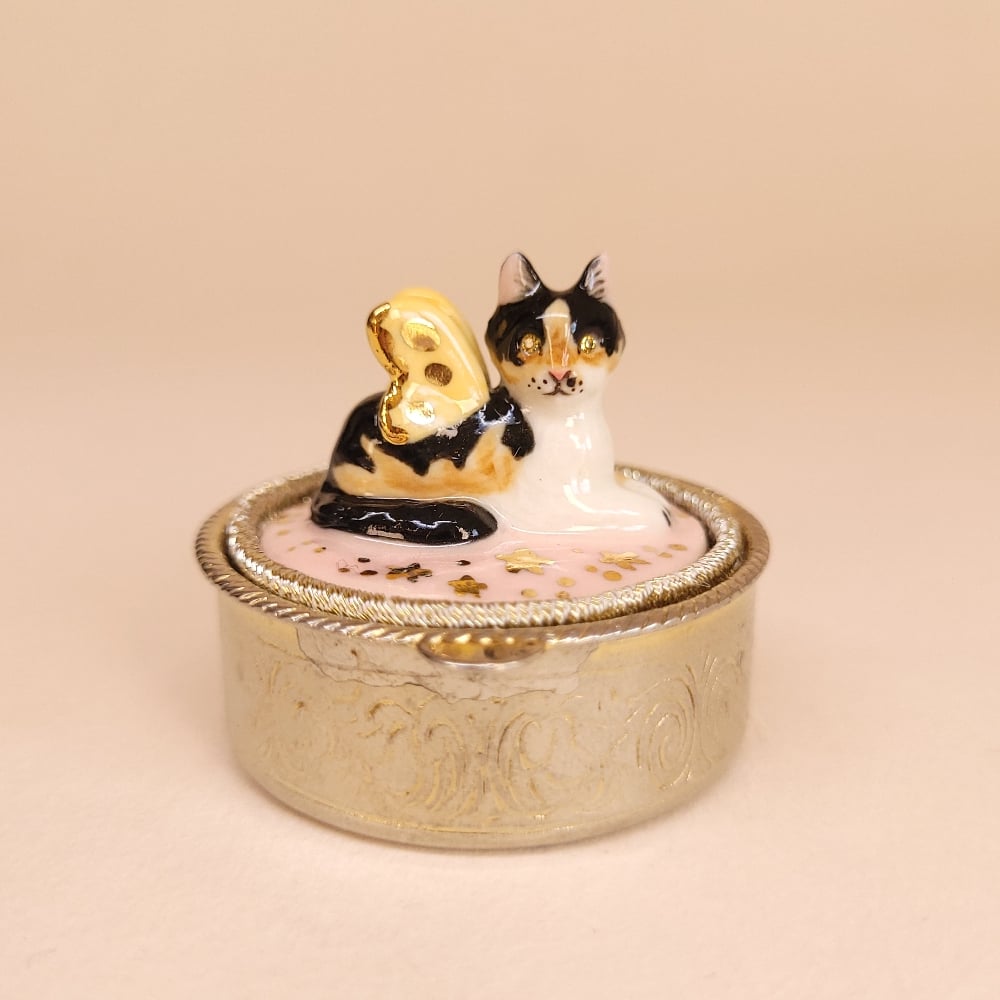 Image of Calico Fairy Miniature Trinket Box
