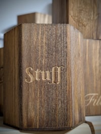 Image 5 of Wooden Hexagon Tool Cup