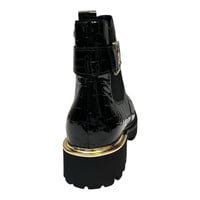 Image 5 of REMONTE D8684-03 BLACK PATENT CROCCO