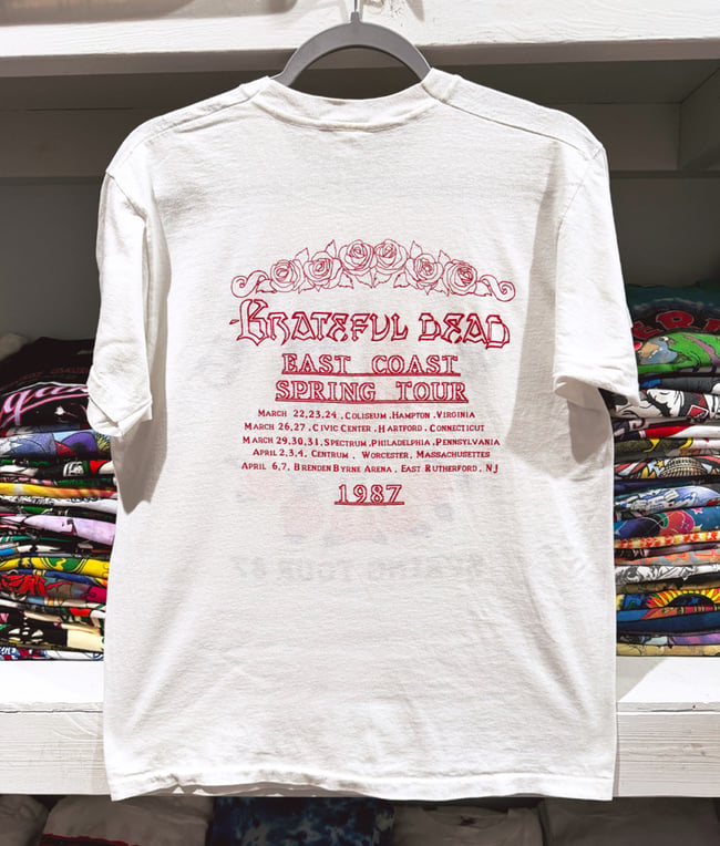 Grateful Dead 1987 Spring Tour Lot T-Shirt - Fits M
