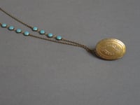 Image 2 of Sautoir médaillon en bronze 