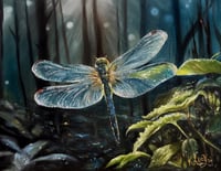 “Moonlit Dragonfly” Limited edition print 