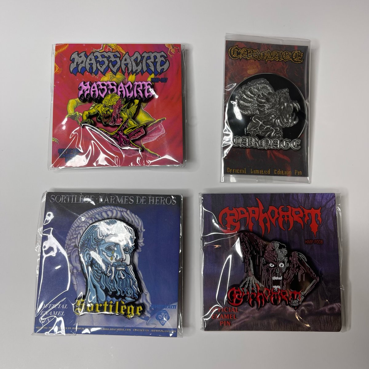 Imported Metal Pins | Armed With Hammers Productions