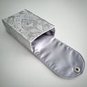 Silver brocade tarot case