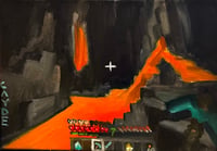 Minecraft Lava Cave 