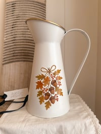 Autumn Acorn Jug