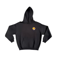 Image 1 of unisex beach club hoodie - black