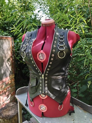 Image of SALE vest with lacings and death patch