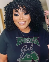 I’M A EAGLES AND WINE KINDA GIRL BLING TEE 