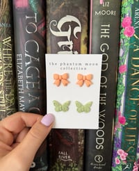 Image 1 of Bow & Butterfly  Stud Pack