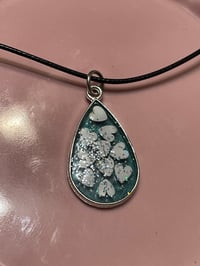 Image 1 of Drop Necklace – White Heart Edition