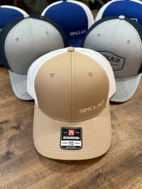 Trucker Cap - Khaki with White Sinclair 
