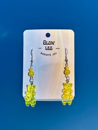 Image 1 of Yellow Gummy Bear Earrings
