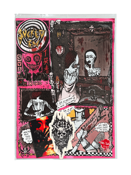 Image of SUCKED IN / comic + sticker pack