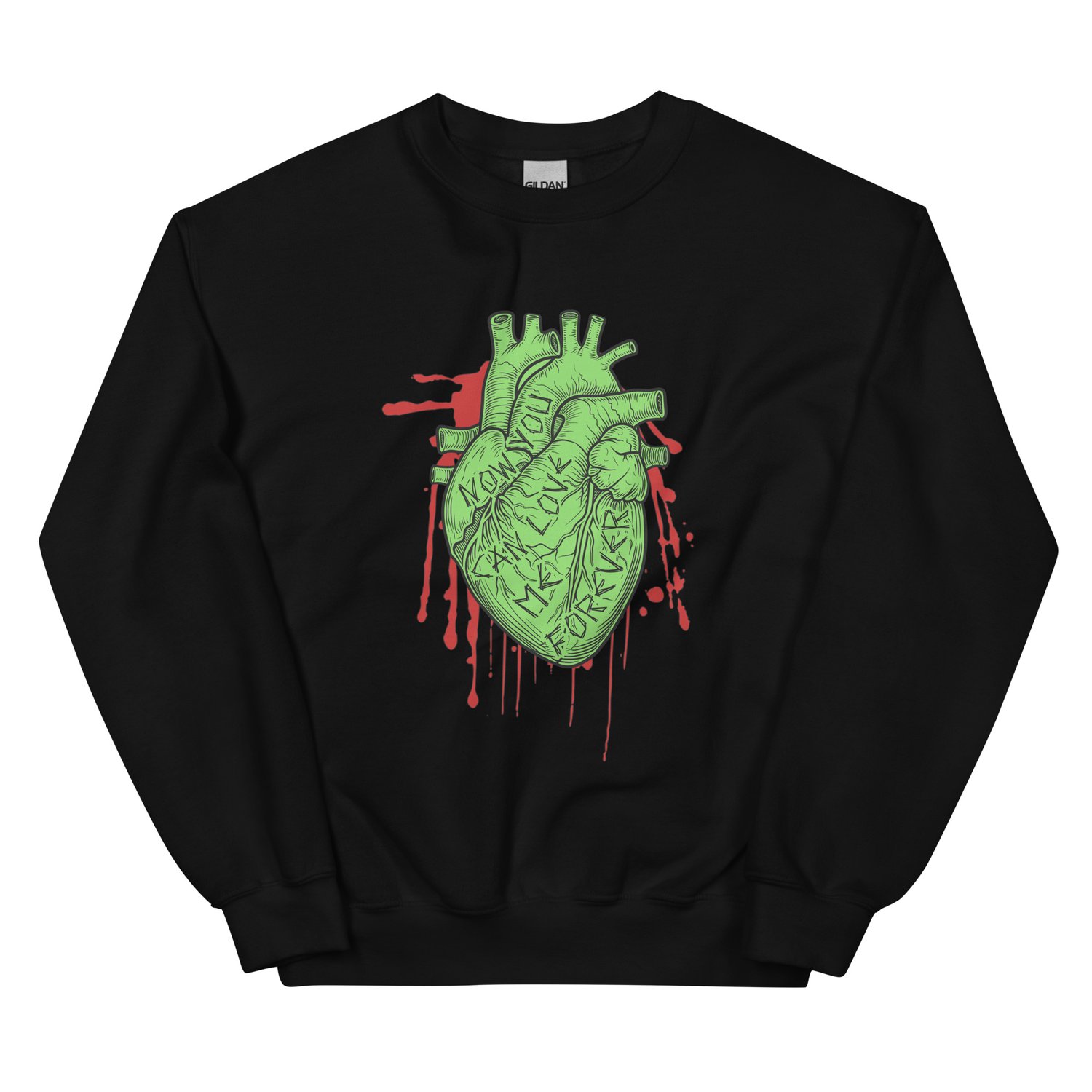 Image of Officially licensed mean one heart Unisex Sweatshirt