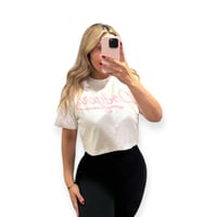 Image 1 of Dodgers Crop Oversized Tshirt 