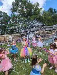 Image 2 of Princess Tea Party, colorful unicorns, princess appearance, snow fall, MORE! 
