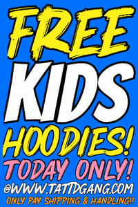 FREE KIDS SIZE HOODIES!!!