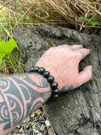 Image 3 of Bog oak Beads. 