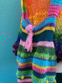 Image 1 of Handmade Crochet Bohemian Bag