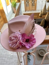 Image 2 of Rosie Pink Fedora