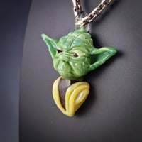 Image 3 of Yoda Star Wars Fan Art Pendant