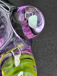 Image 8 of UV Reactive Wig Wag Pipe W/ Opal 