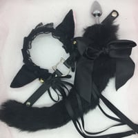 Black Lace Kitten PetPlay Set