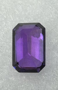 Image 22 of Heated Natural Tanzanite Purple pink, emerald cut, 6.75ct