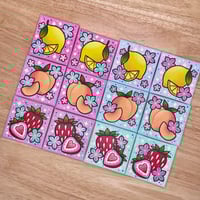 Image 2 of Mini Summer Fruit Original Paintings 